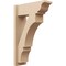 Ekena Millwork 8-in W x 22-in D x 34-in H Balboa Trad Rough Cedar Woodgrain TimberThane Outlooker, Primed Tan OUTUR080X22X34BOA04RCPR - alternate 1